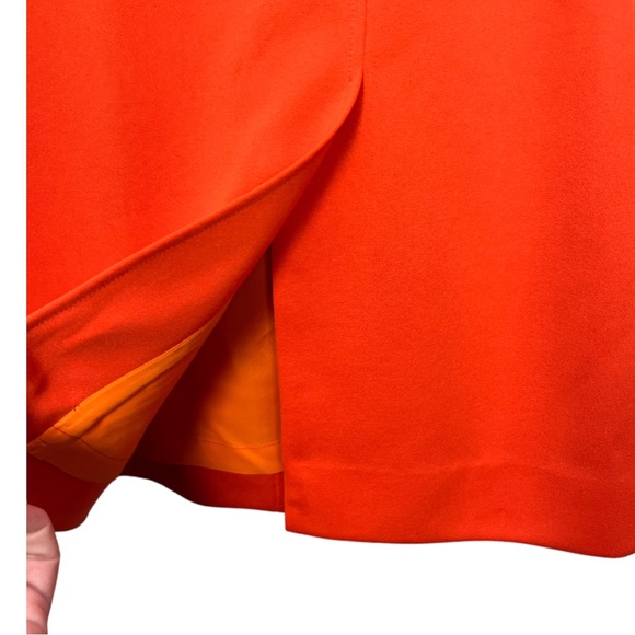VTG 70's/80's Givenchy Sport Orange Skirt Vintage Size 12 - Picture 5 of 13